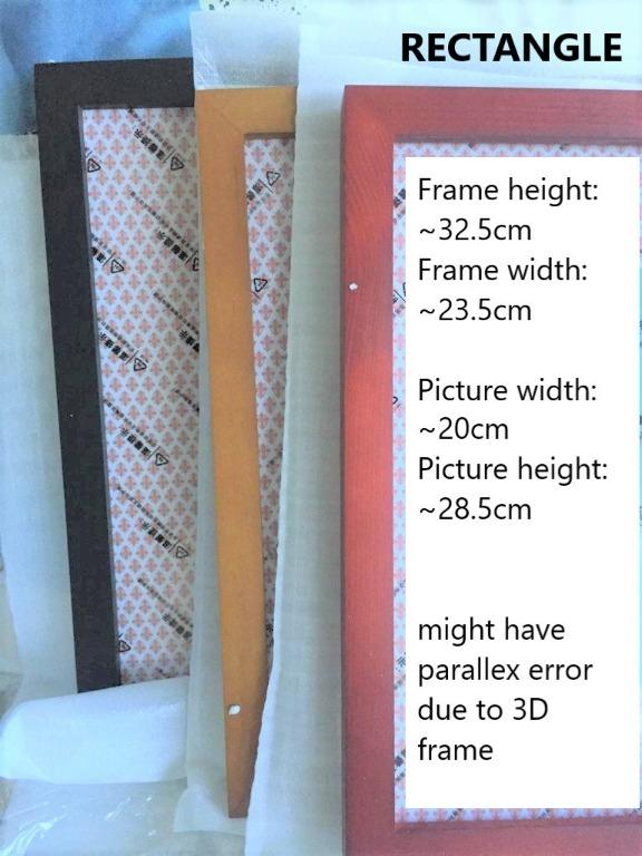 Photo Frame (Pricing from 2 based on Frame Size), Furniture & Home