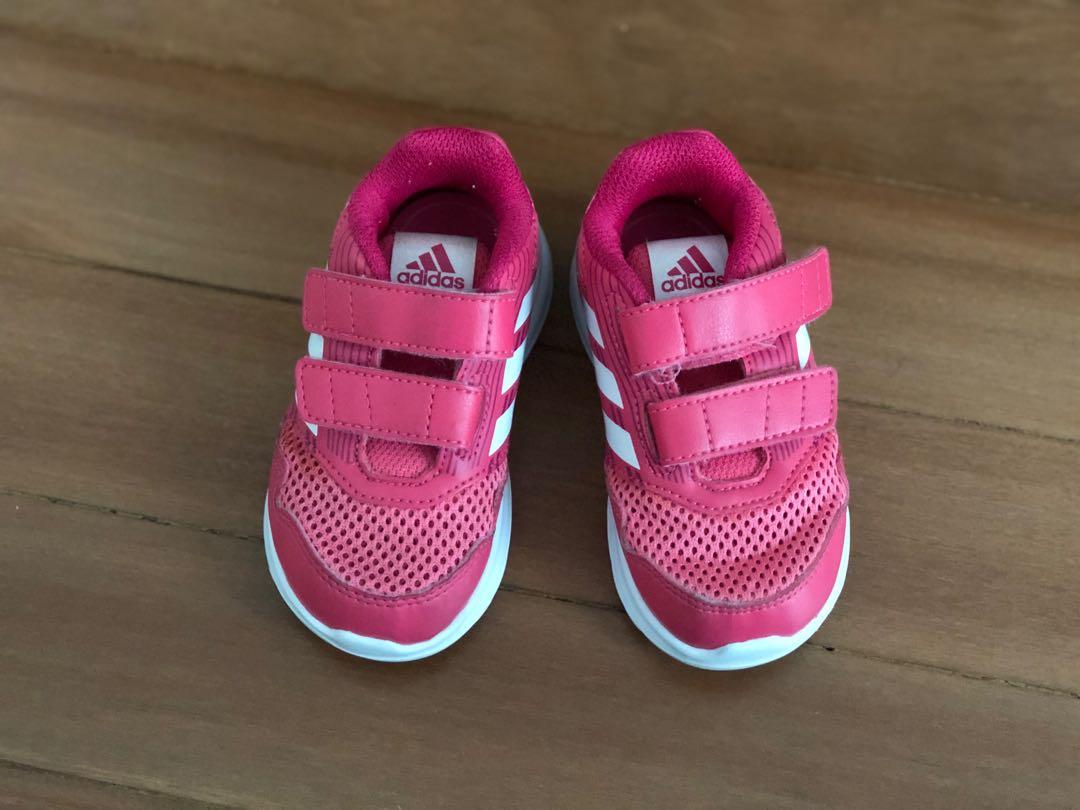 pink adidas baby shoes