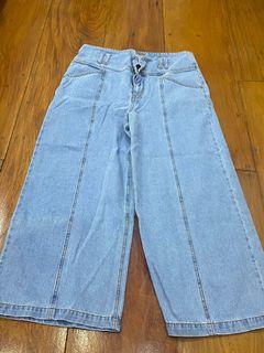 Plus size forever 21 Wide Leg High waist Mom jeans