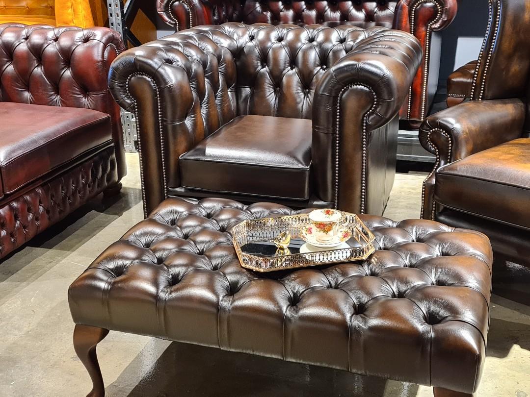 Full grain leather chair discount
