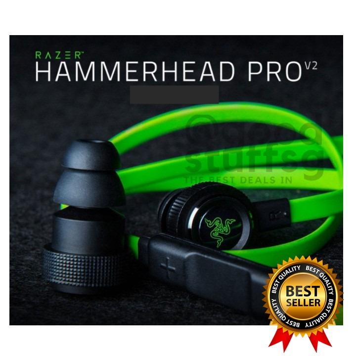 Razer Hammerhead Pro V2 Earphone With Microphone In Ear Gaming Headphone Electronics Audio On Carousell