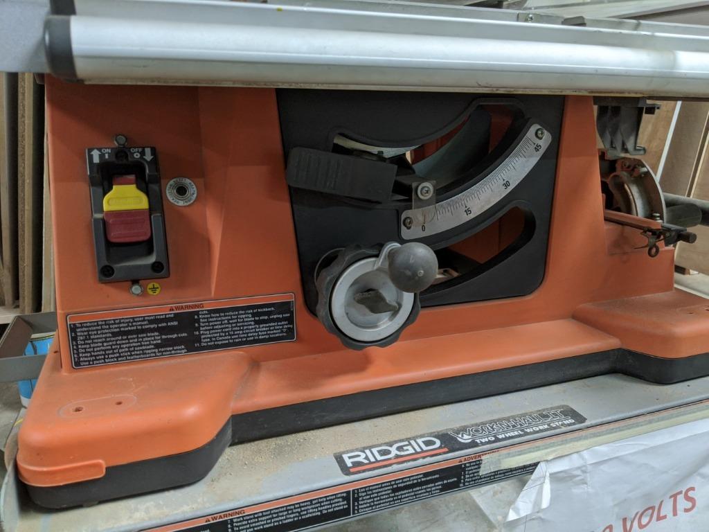 Ridgid ts2400 deals