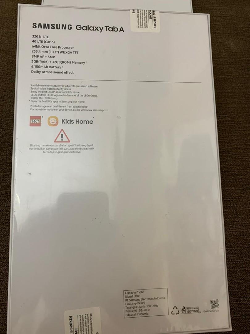 Samsung Galaxy Tab A 10 1 Inc Telepon Seluler Tablet Tablet Di Carousell