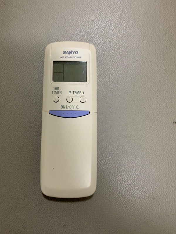 Sanyo aircon remote, TV & Home Appliances, Air Conditioners & Heating