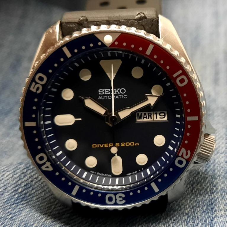 Seiko SKX175 7S26-0029 Scuba Diver's Automatic Men's Watch, Women's  Fashion, Watches & Accessories, Watches on Carousell