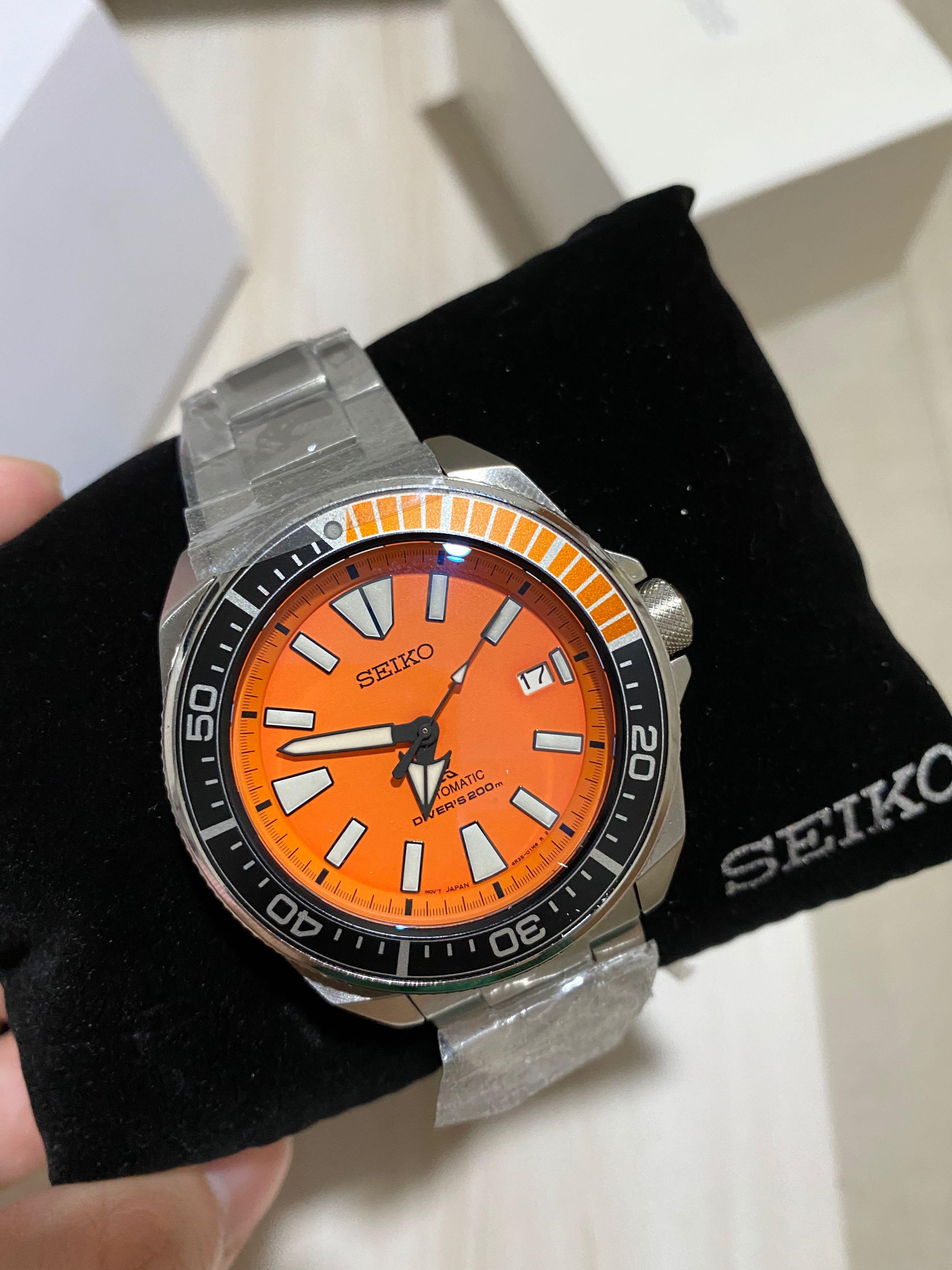 Seiko SRPC07 Orange Samurai, Men's Fashion, Watches & Accessories, Watches  on Carousell