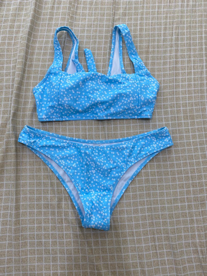 baby blue swimsuit
