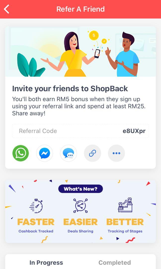 Shopback new user promo online