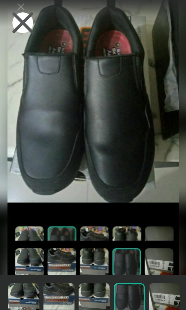 Skechers black men shoe, Men's Fashion 