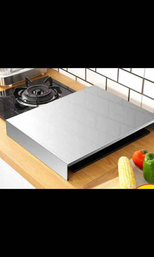 Stainless steel induction cooker shelf bracket table gas stove cover rack 45x40x8(2.0 thick