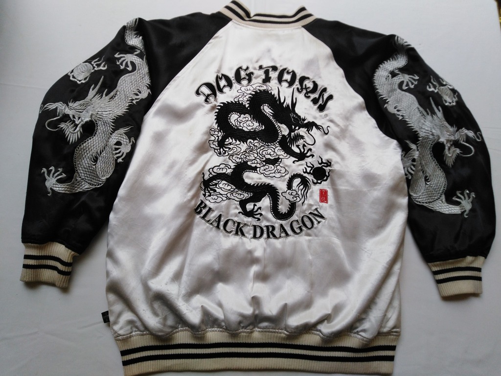 Sukajan Dog Town Black Dragon - DEVIL'S SUKAPORN, Men's Fashion