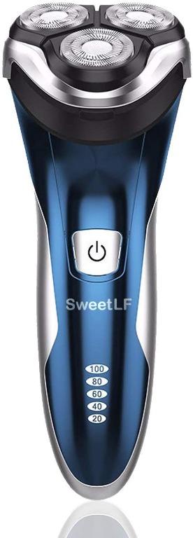 sweetlf 3d rechargeable ipx7 waterproof electric shaver