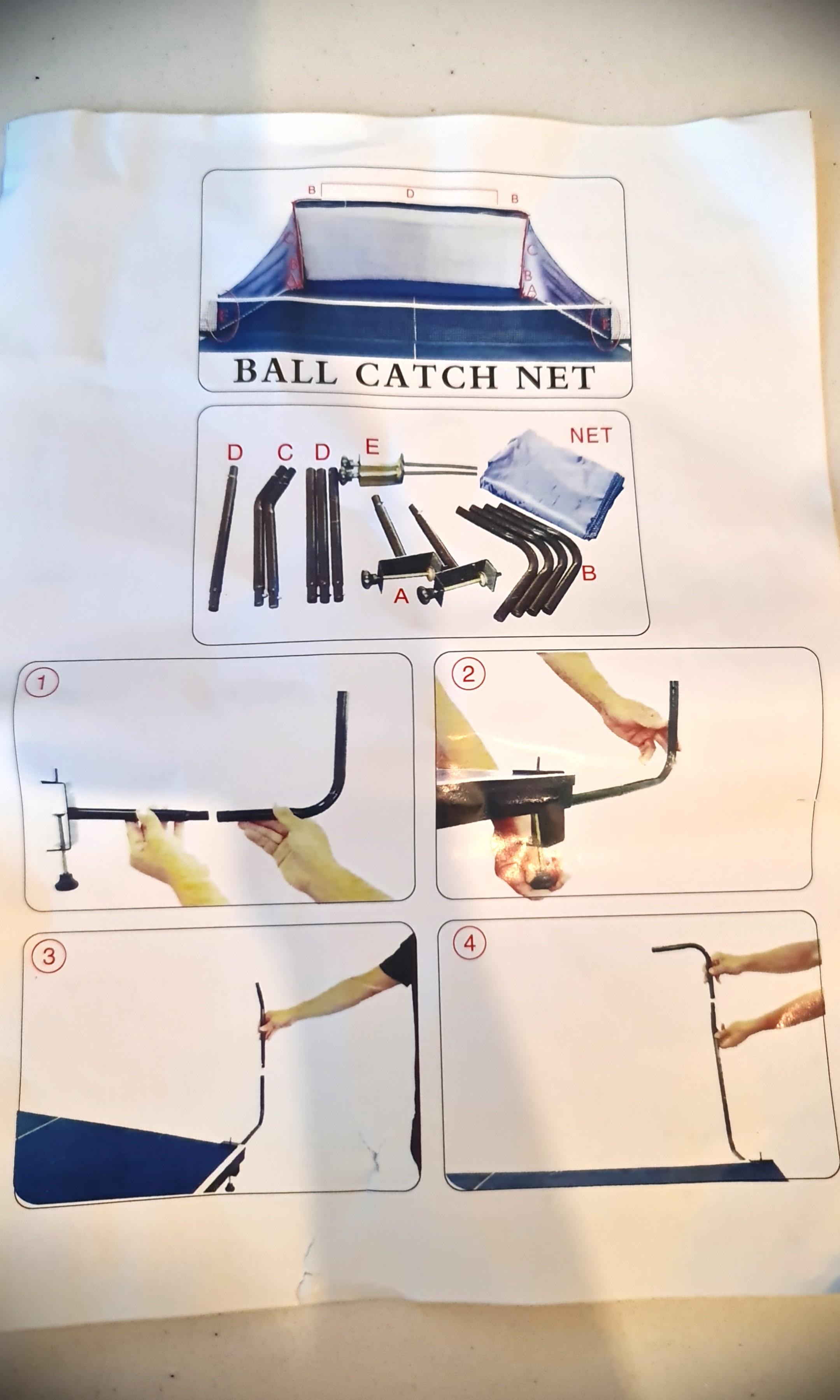 Table Tennis Ball Catcher, Sports Equipment, Sports & Games, Racket