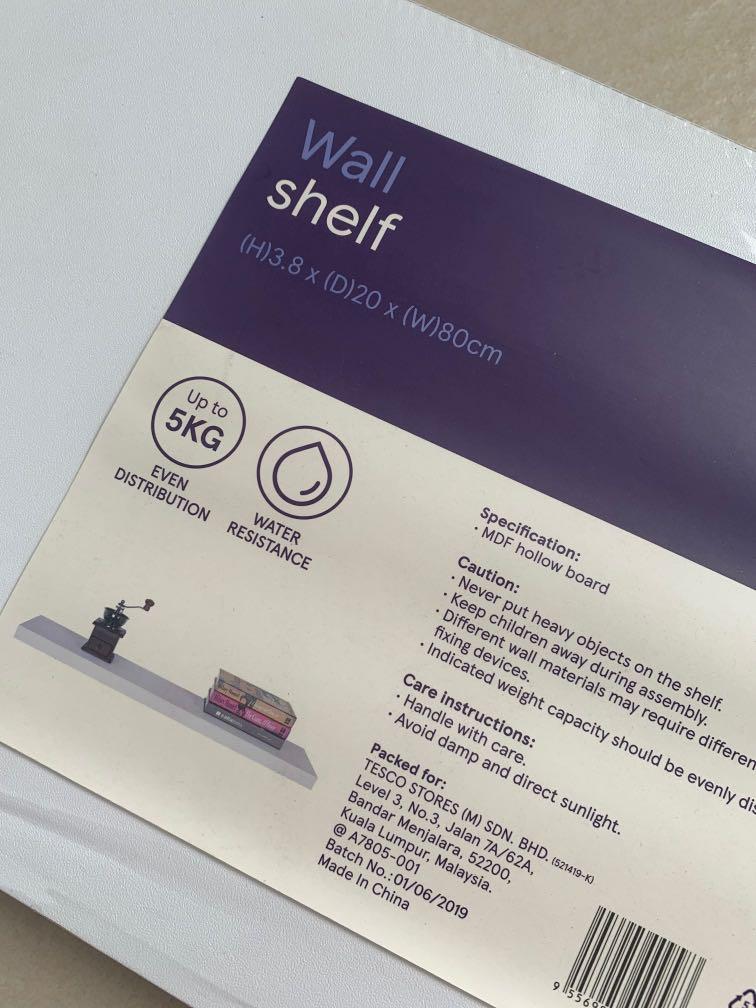 Tesco wall shelf, Furniture & Home Living, Furniture, Shelves,