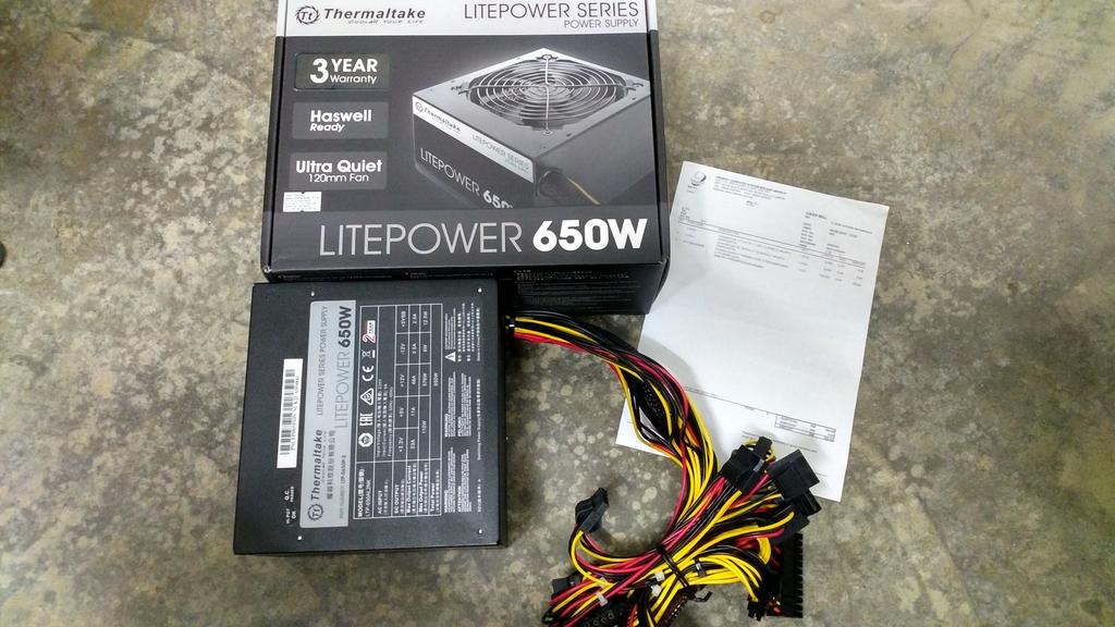 Thermaltake Litepower 650W PSU (Computer Power Supply), Computers ...
