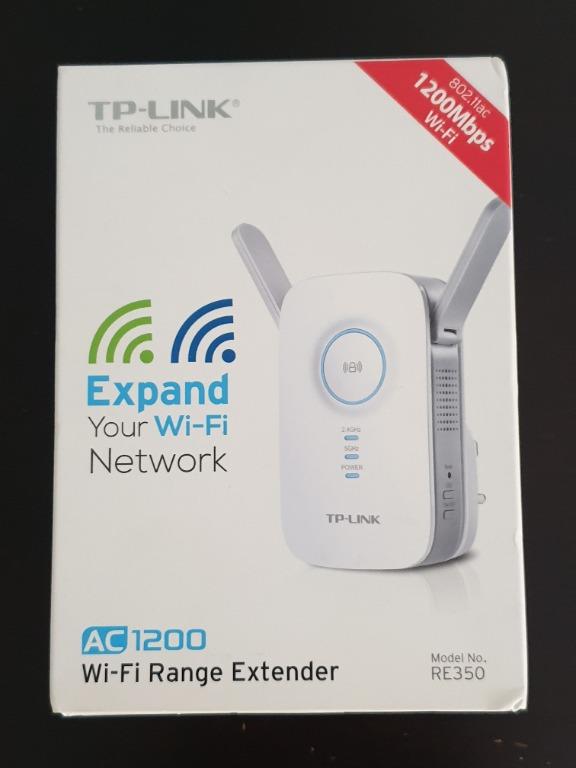 Tp Link Ac1200 Wi Fi Range Extender Re350 Electronics Computer Parts Accessories On Carousell
