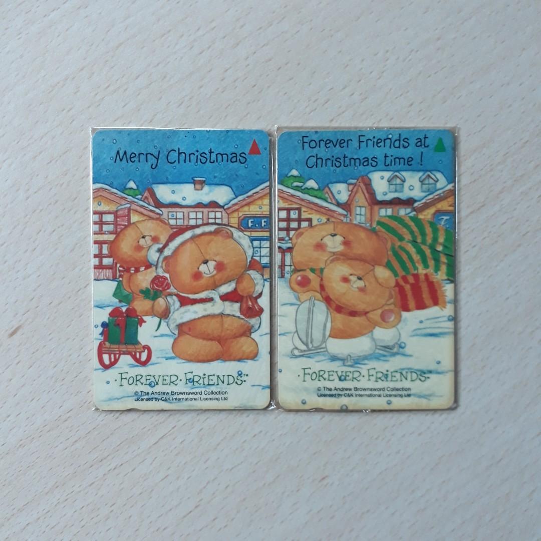 Unused Forever Friends S Phone Cards On Christmas Vintage Collectibles Vintage Collectibles On Carousell