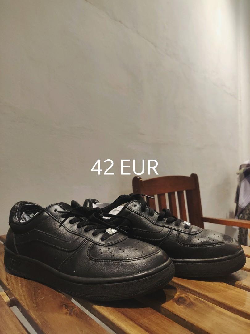 kasut vans all black