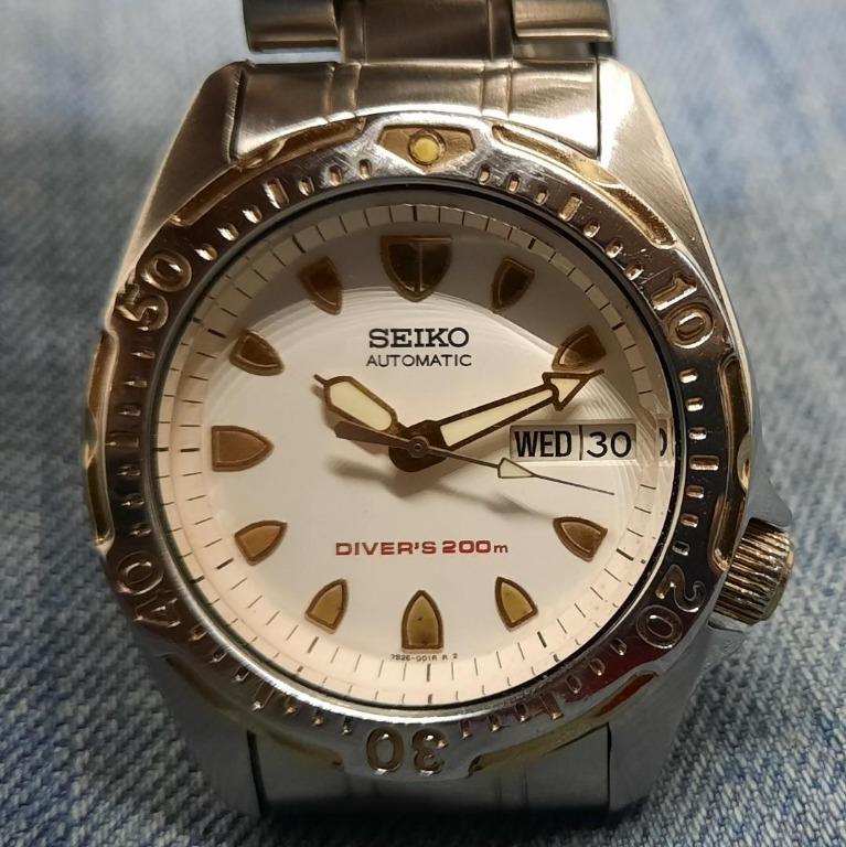 Vintage Seiko SKX001 7S26-0010 200 Meters Diver Automatic Watch, Women's  Fashion, Watches & Accessories, Watches on Carousell