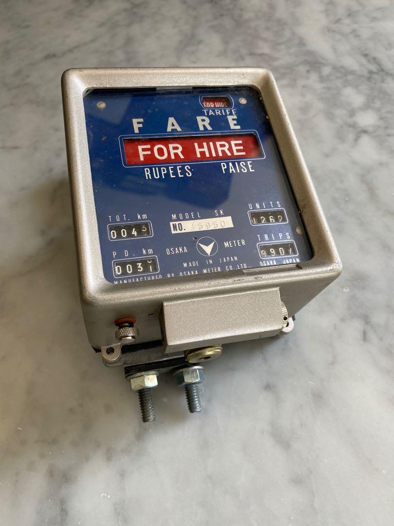 Vintage Taxi Meter, Hobbies & Toys, Memorabilia & Collectibles, Vintage  Collectibles on Carousell