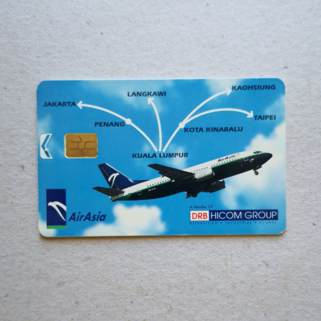 Vintage Used Telekom Phone Card Airasia 1c Antiques Vintage Collectibles On Carousell