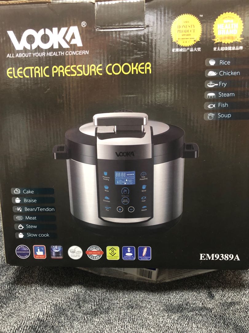 Vooka Electric Pressure Cooker EM9389A TV Home Appliances