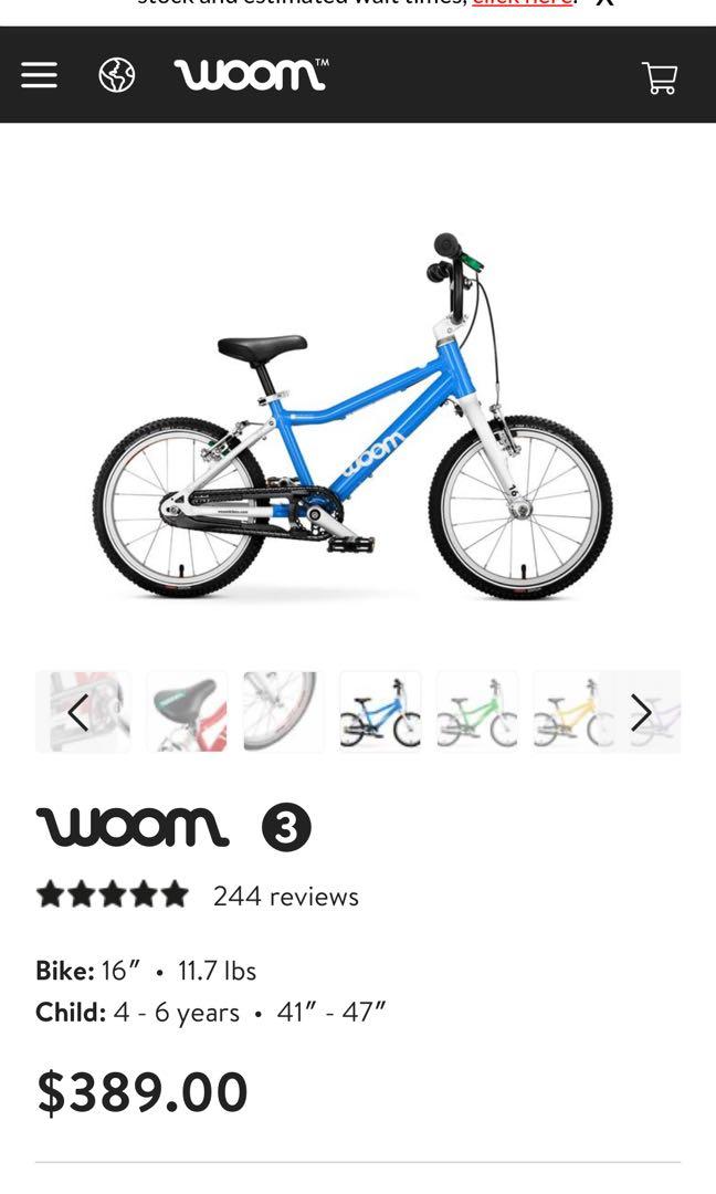 woom bike for sale