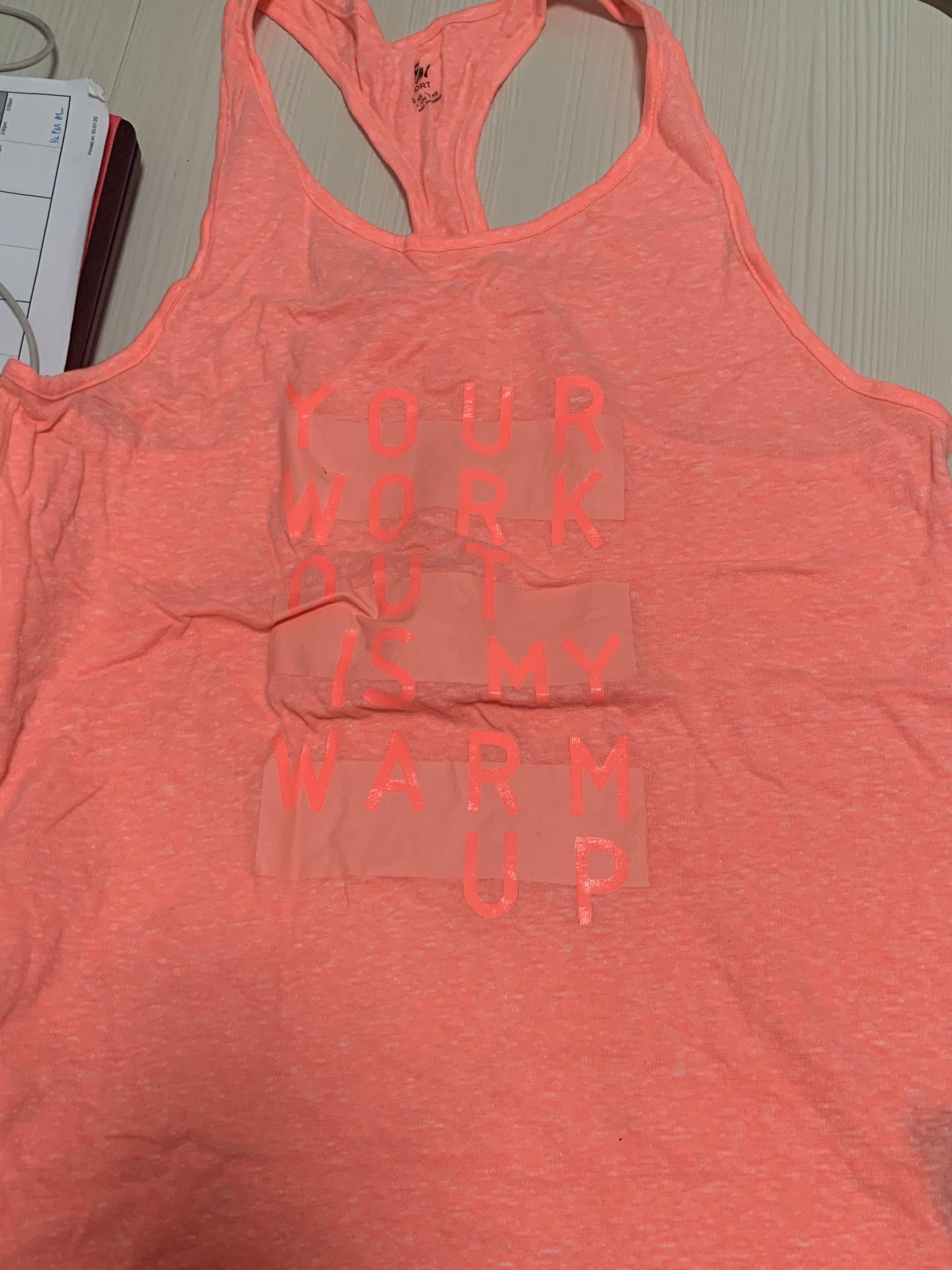 Workout Gym Tanktop H M Xs Sports Sports Apparel On Carousell