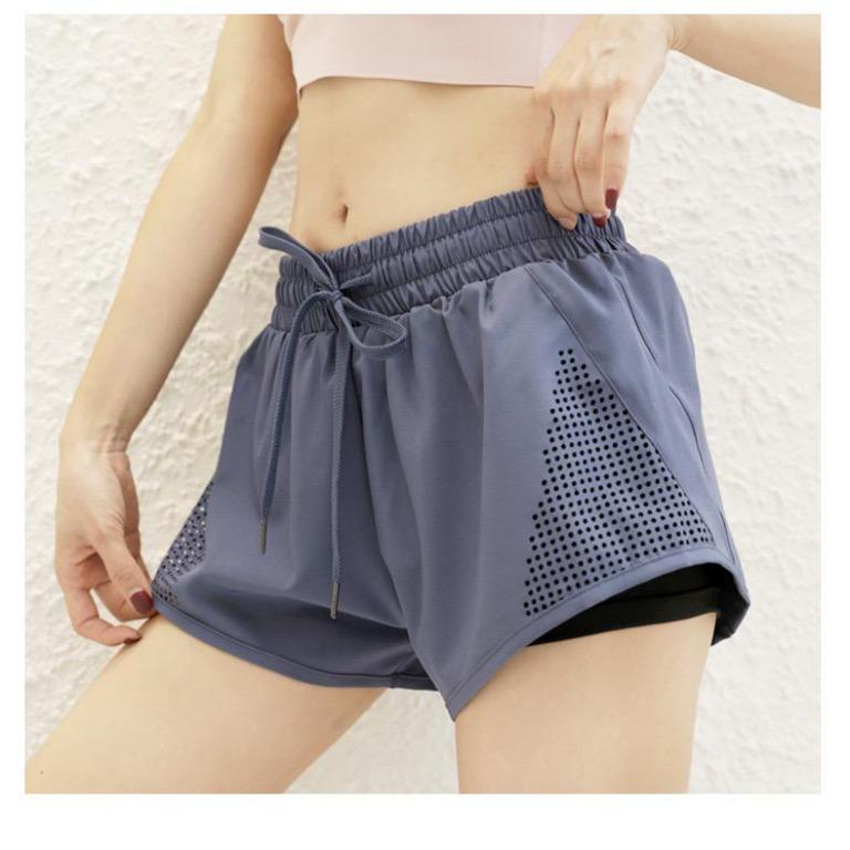 Layered shorts activewear clearance