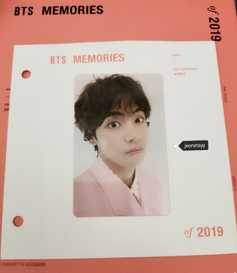 在庫一掃 BTS BluRay MEMORIES OF 2019 2019 ブルーレイ Photocard ...