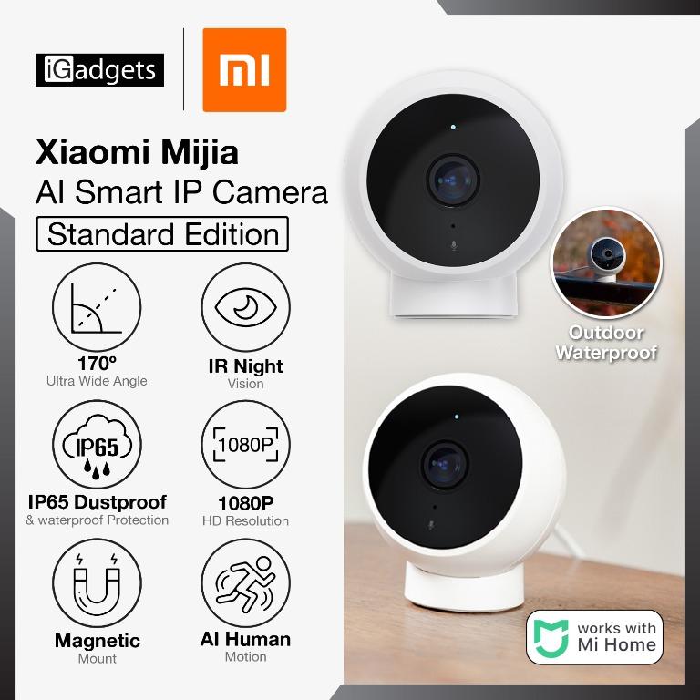 Xiaomi mijia smart cctv camera 1080P 170pixel IP65 infrared with night vision AI IP IP65 waterproof full HD GLOBAL VERSION