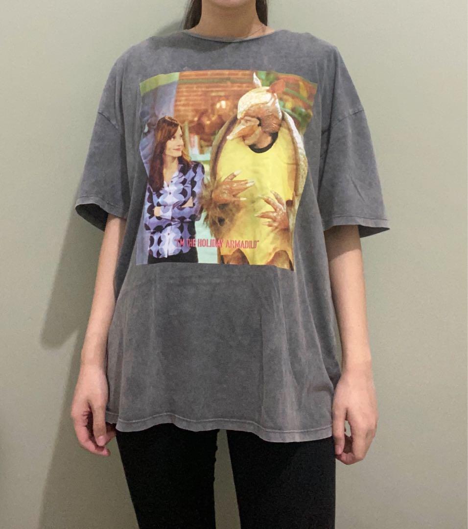 Zara Friends Oversized T Shirt / kaos 