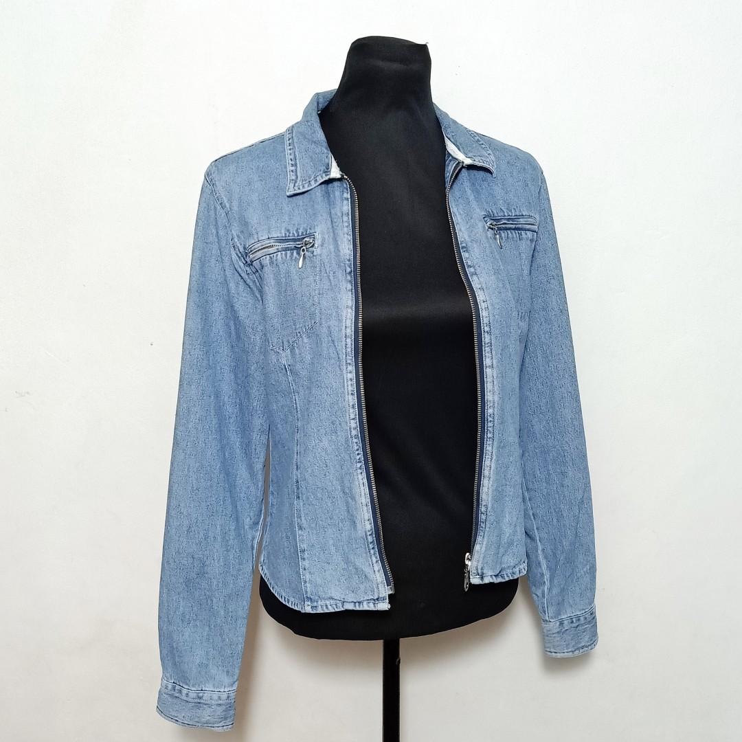 denim jacket zipper