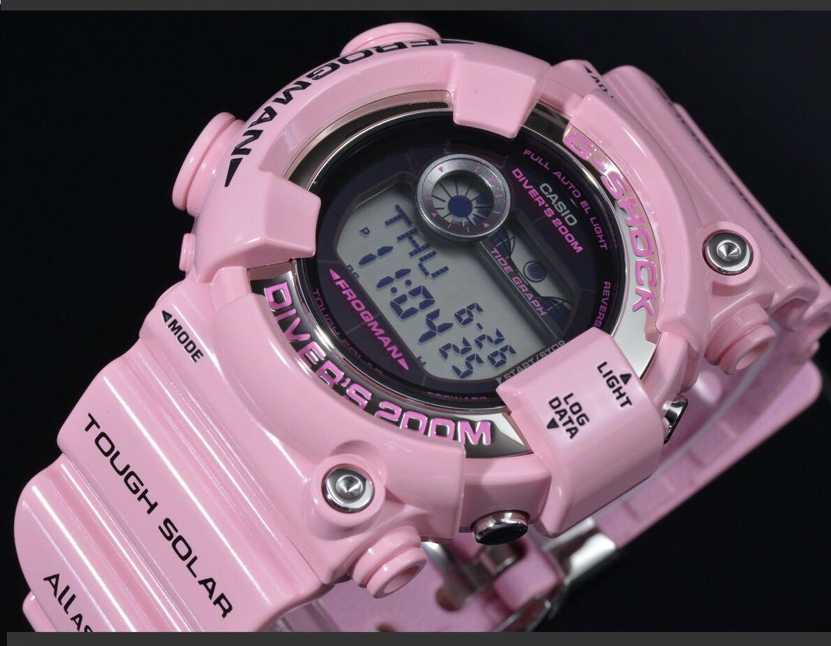 100 Authentic new Japan JDM Casio G Shock ICERC dolphin whale Pink Frogman GF 8250K 4JR Watch very rare limited
