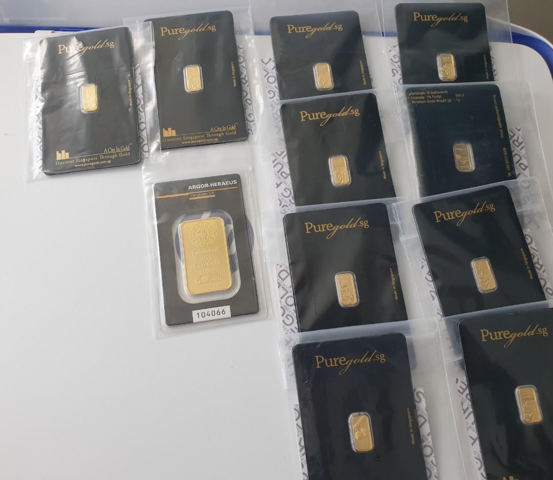 30 Grams Of Gold Bars For Sale Include Certificates And Receipt Luxury Accessories On Carousell