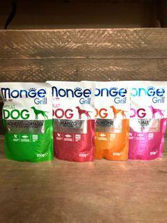 Monge Grill 100gram Wet Dog Food Pouch Lamb Beef Salmon Pork Monge Grill 100gram Wet Dog Food Pouch Lamb Beef Salmon Pork