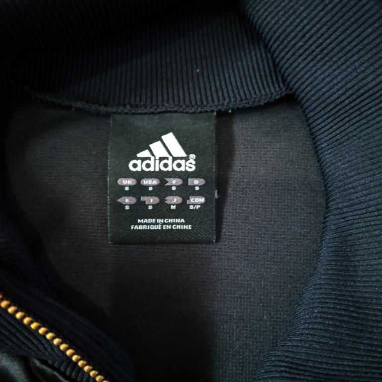 Adidas Black and Gold Climalite Track Jacket, Men's Fashion, Coats