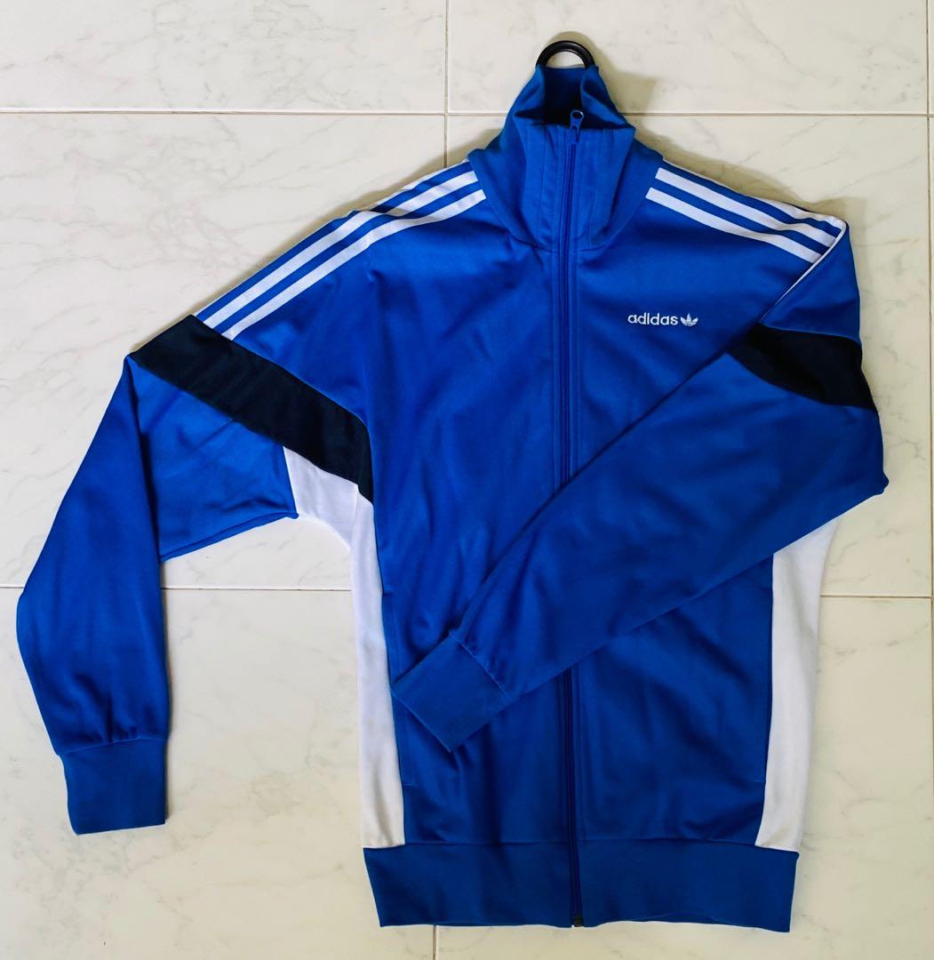 adidas blue bomber jacket