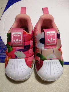 Adidas Superstar Ortholite Pink Girls Baby Shoes Walker