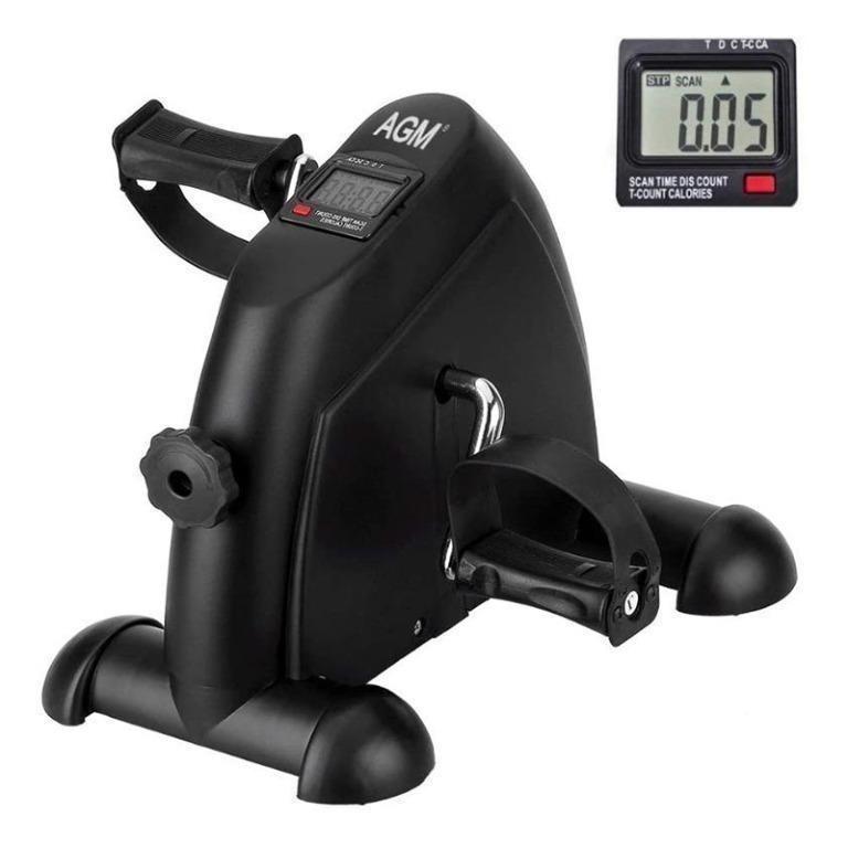 Agm Mini Bike Mini Exercise Bike Leg Machine Digital Under Desk Bike Foot Cycle Arm Leg Pedal Machine With Lcd Screen Display Sports Sports Games Equipment On Carousell