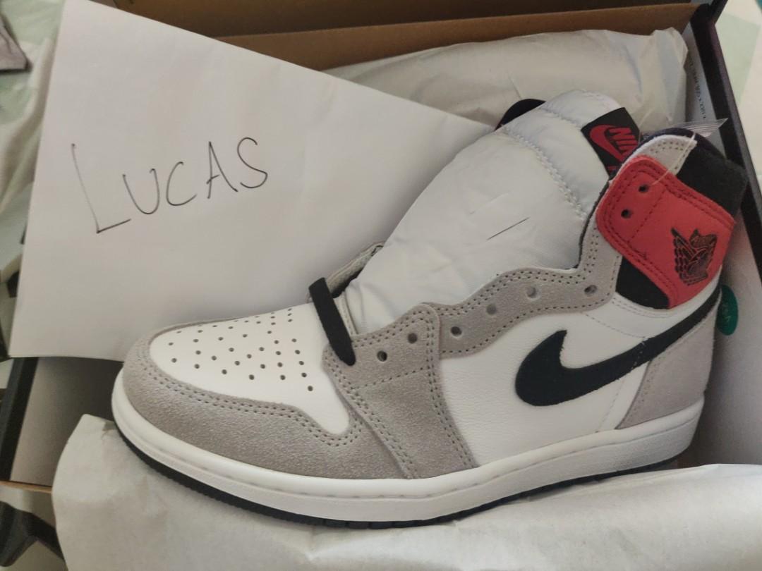 Air Jordan 1 Smoke Grey Us7 Men S Fashion Footwear Sneakers On Carousell