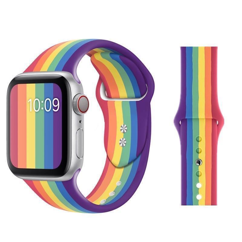 Rainbow apple watch strap outlet