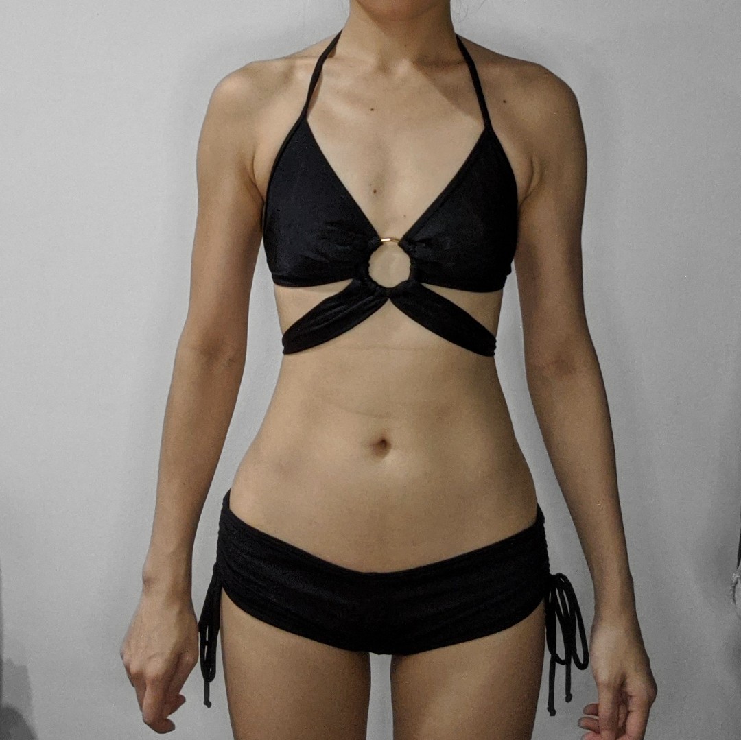black bikini top asos