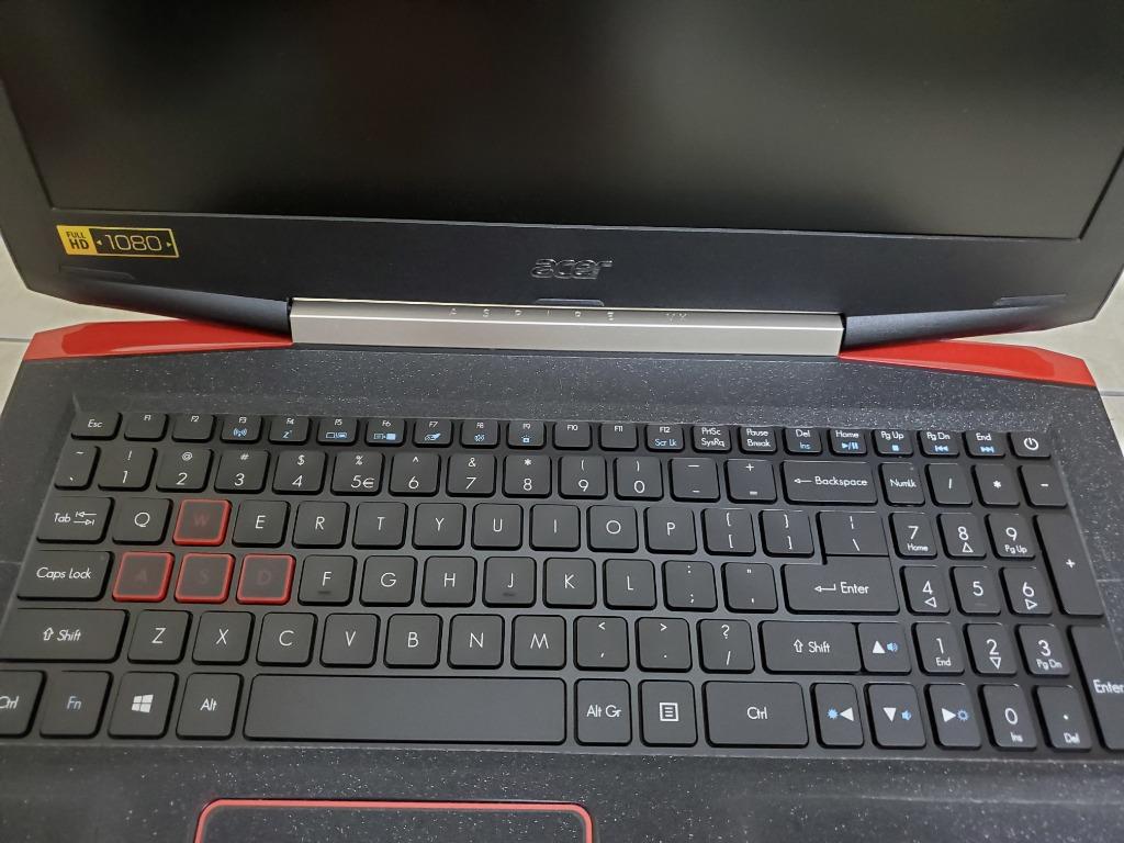 Acer vx 15 1050 ti sale