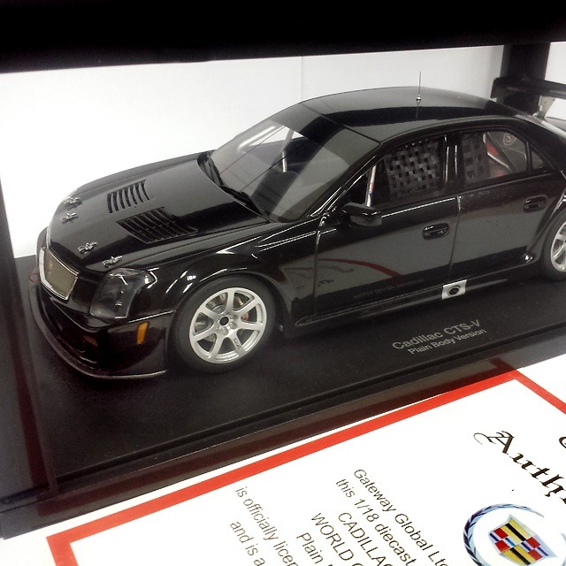 AUTOart 1/18 Cadillac CTS-V Black, Hobbies & Toys, Toys & Games on Carousell