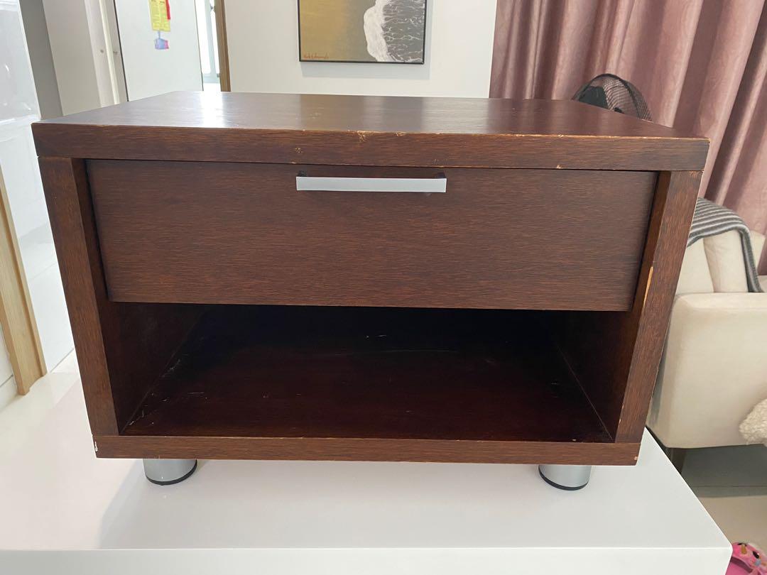 Bedside Table x2 Set, Furniture & Home Living, Furniture, Tables & Sets on Carousell