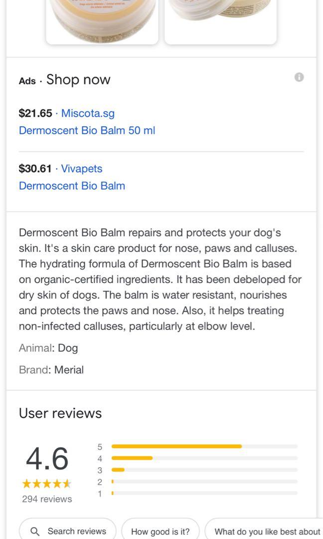 Paw bio balm top