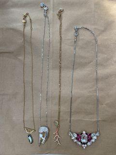 BN Swarovski necklaces