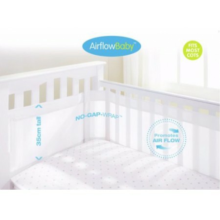 Airflow baby mesh crib liner
