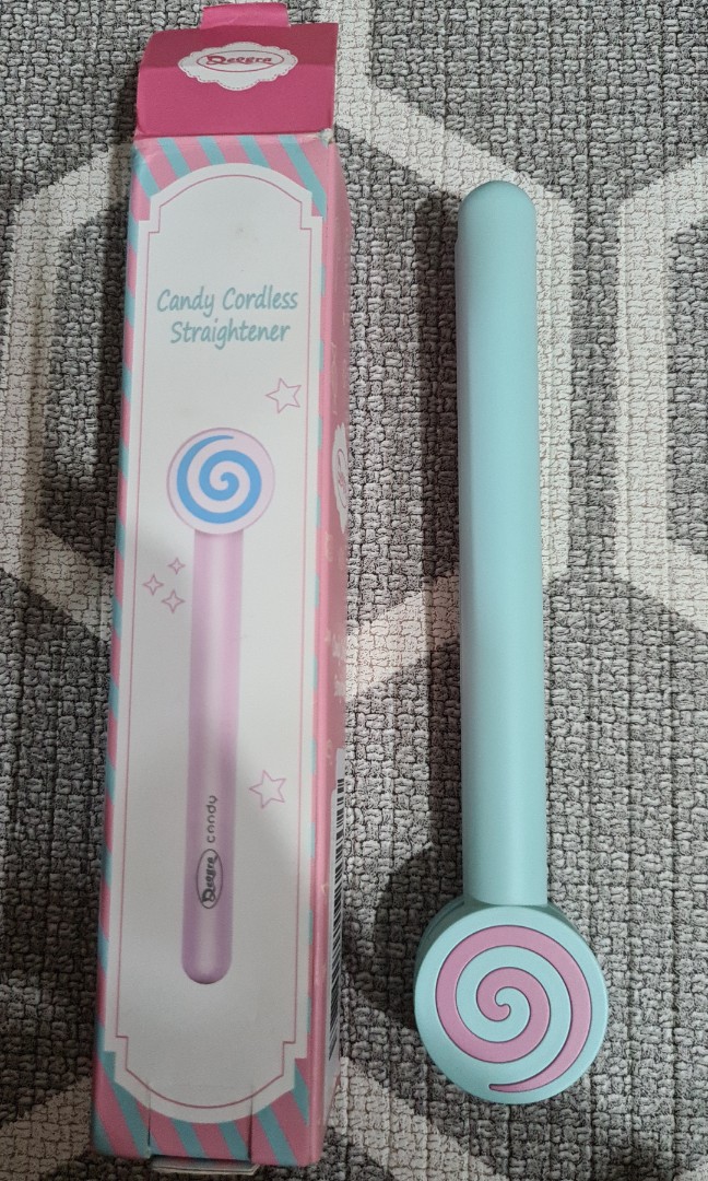 Candy cordless straightener shop